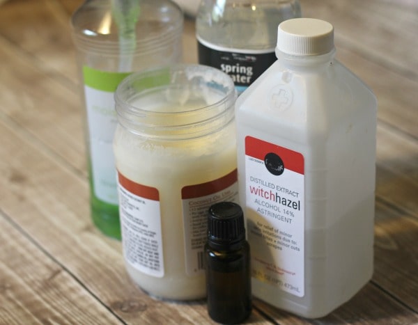 Homemade Soothing Summer Face Mist- ingredients