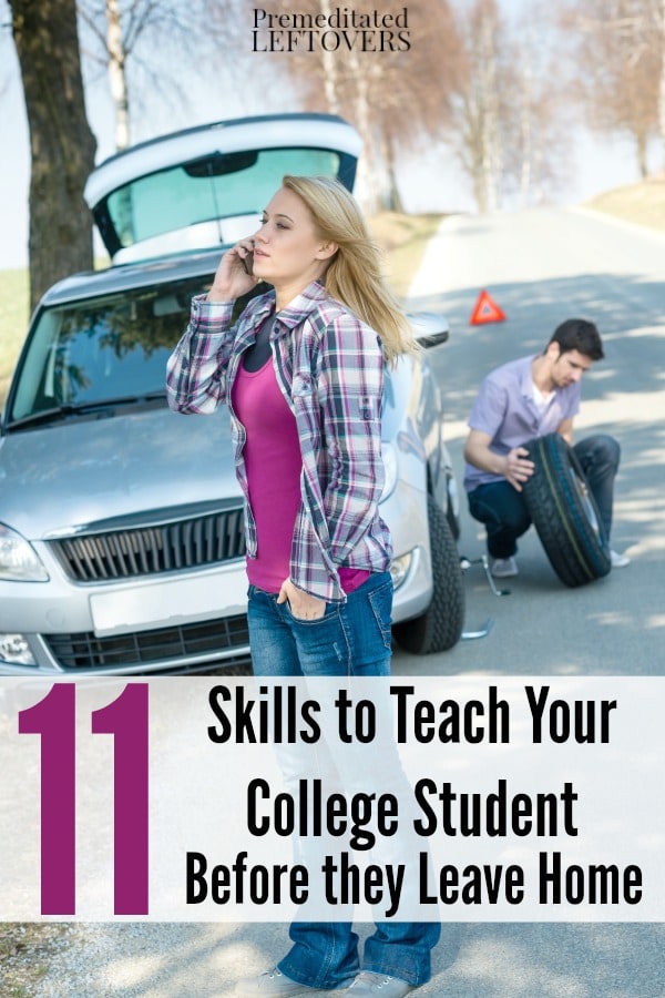 11 Skills Your College Student Should Have Before Leaving Home- Get your college kid prepared for living on their own with these essential life skills. 