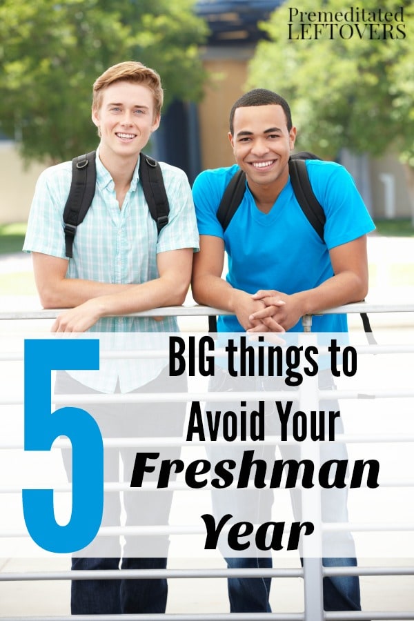 5 Things to Avoid in Your First Year of College- Start college off on the right track by avoiding these 5 things. You will limit stress and stay focused.