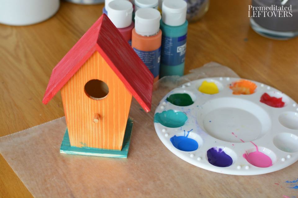 DIY Bird House Fairy Garden for Kids- materials