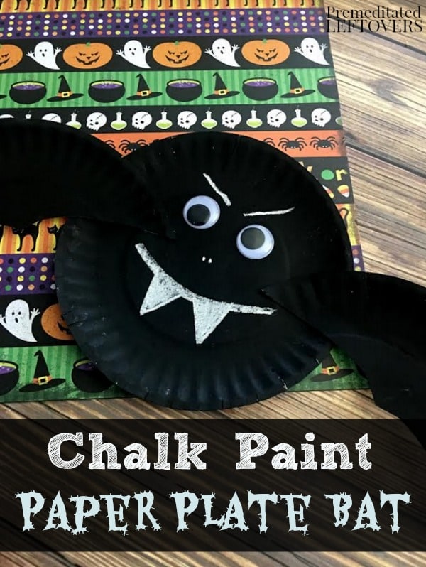 Paper Plate Bat Craft for Children