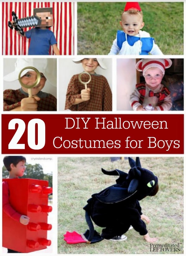 Here are 20 DIY Halloween Costumes for Boys that you can easily make yourself. These costumes are great if you're looking for something fun and creative!