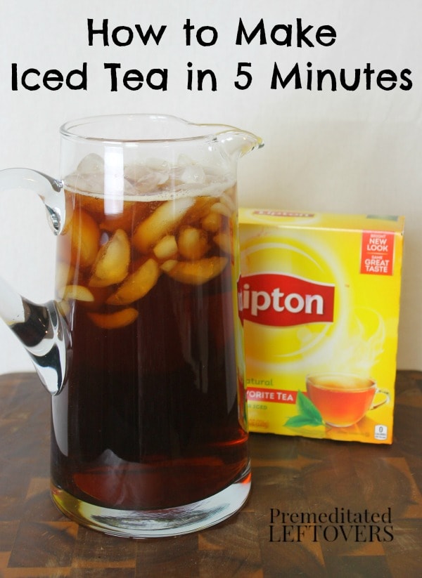 How to Make Iced Tea in 5 minutes