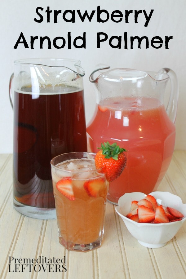 How to Make a Strawberry Arnold Palmer Recipe Using Pink Lemonade