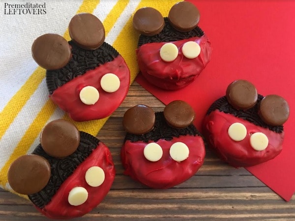 Disney fans will love these Mickey Mouse Chocolate Dipped Oreo Cookies. The recipe is fun yet easy to make for birthday parties or any Disney themed event.