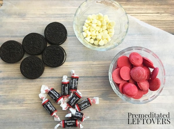 Mickey Mouse Chocolate Dipped Oreo Cookies- ingredients