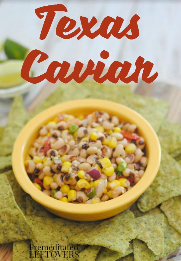 This Texas Caviar is an easy recipe to make for fall BBQs, get togethers, or a game day appetizer. Serve with tortilla chips for a delicious combination.