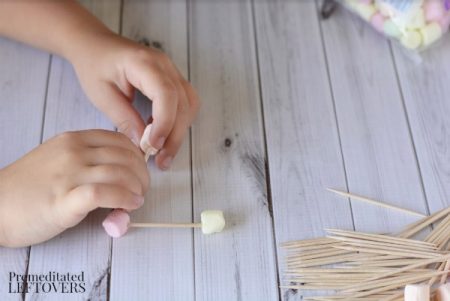 Toothpick Triangles Activity- stick marshmallows to toothpicks