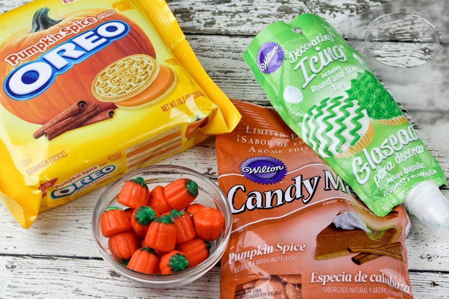 Chocolate Covered Pumpkin Spice Oreos- ingredients