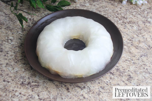 Apple, Pear, and Lemon Ice Ring- frozen ice ring 