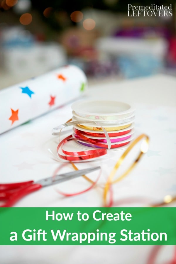 Save time and money by keeping your wrapping supplies organized and readily available. Learn how with these tips on How to Create a Gift Wrapping Station.