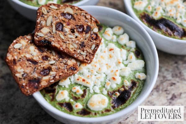 This Cheesy Potato Dip with Spinach and Squash is the ultimate party appetizer. Serve this rich and creamy dip for your next girls night or game day bash.
