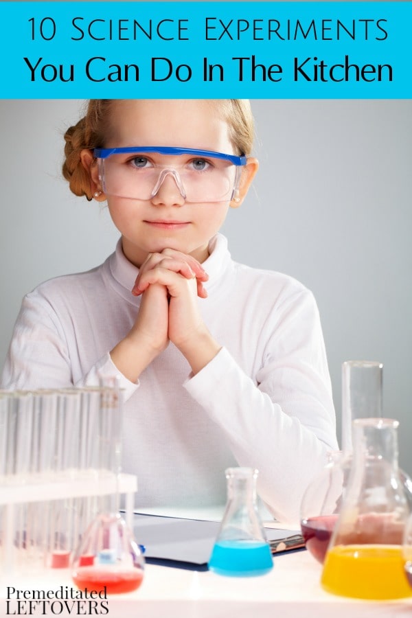 Science Experiments for kids are so much fun and easy to do at home without any fancy tools. Here are 10 Science Experiments You Can Do in the Kitchen! 