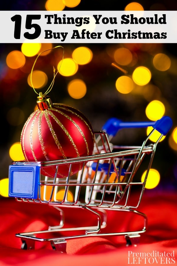 Cash in on big discounts that stores offer by shopping after holidays. Here are 15 Things You Should Buy After Christmas in order to save money. 