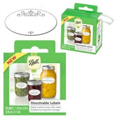 8 Must- Have Canning Supplies- Dissolvable Canning Labels