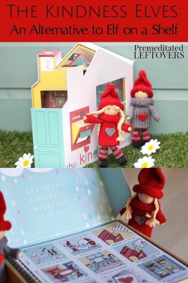 The Kindness Elves are a wonderful alternative for parents who do not want to do Elf on a Shelf with their kids.