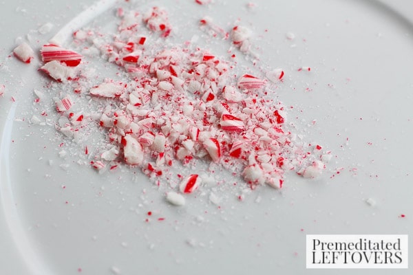  Cranberry, Pineapple, and Peppermint Cocktail- crush peppermint candy cane
