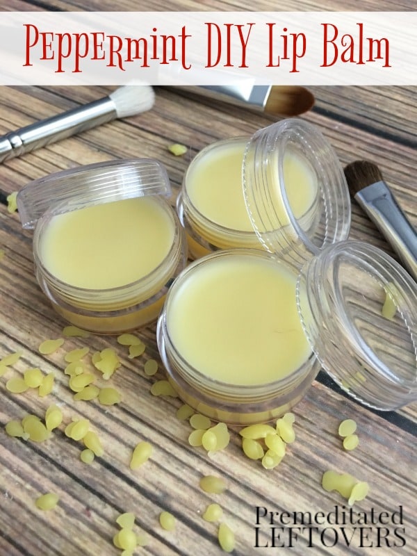 Homemade Lavender Lip Balm Recipe {with and without beeswax}