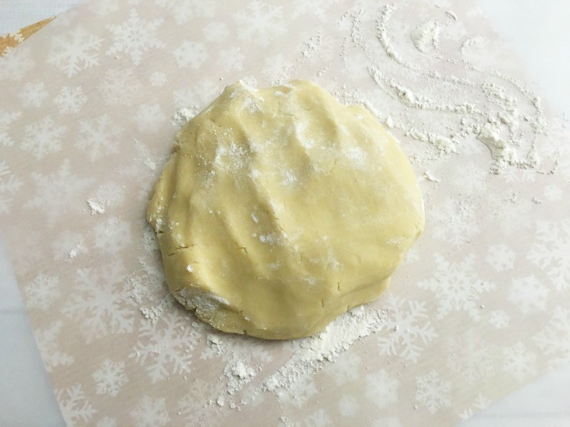 Rudolph Sugar Cookies-form dough