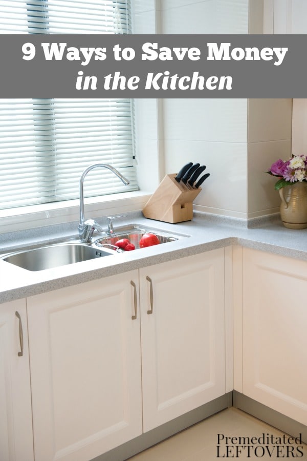 Your kitchen can be a large drain on your budget for many reasons. Here are 9 Ways to Save Money in the Kitchen by organizing and cutting down on waste.