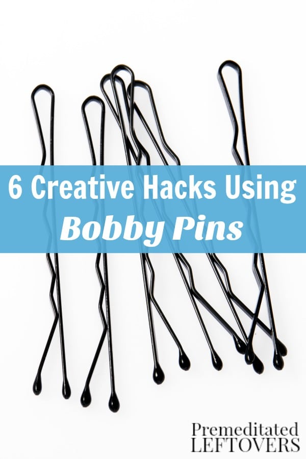 Bobby pins can do more than pin back hair! Here are 6 Creative Hacks Using Bobby Pins that will put these small, inexpensive pins to use doing so much more! 