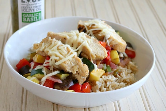 Ratatouille Chicken and Rice Buddha Bowl Recipe
