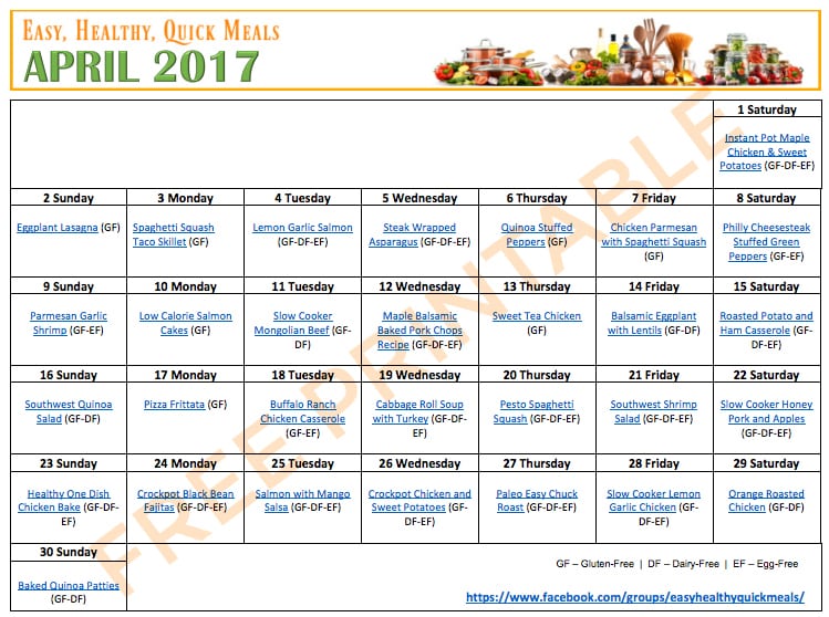 Gluten-Free Meal Plan on a Budget - A gluten-free family meal plan with a printable menu plan with 30 gluten-free meal options.