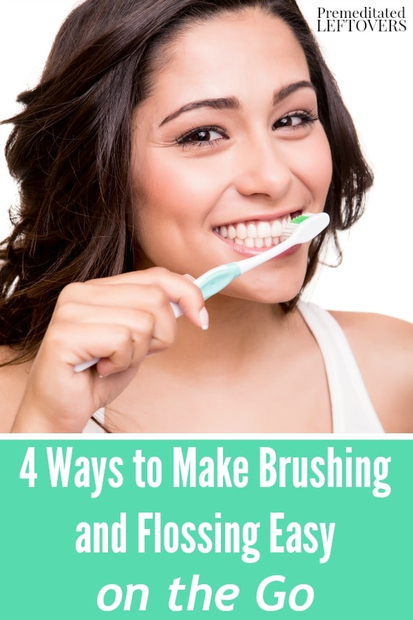 Check out these 4 Ways to Make Brushing and Flossing Easy on the Go. They include dental hygiene tips you can use for your busiest days and while traveling.