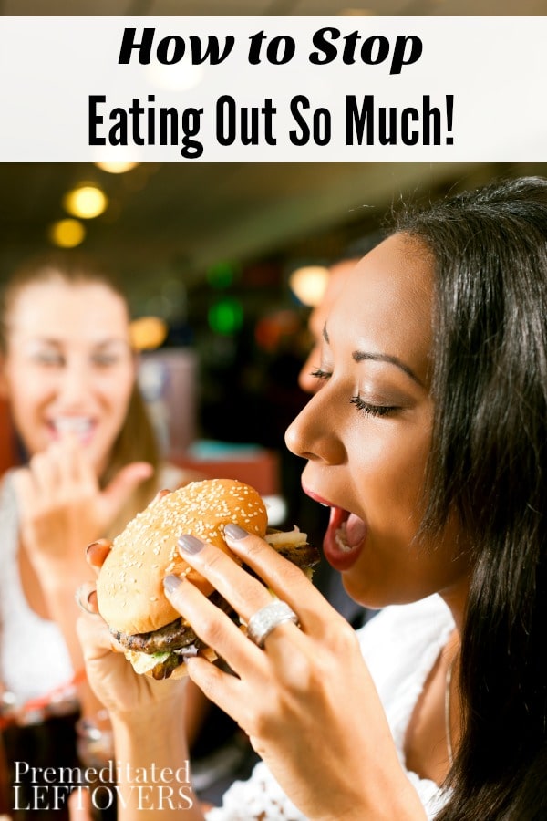 Eating fast food is a drain on your budget and overall health. Here are some tips on How to Stop Eating Out So Much and make cooking at home easier.