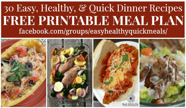 30 Easy Healthy Quick Dinner Recipes - September