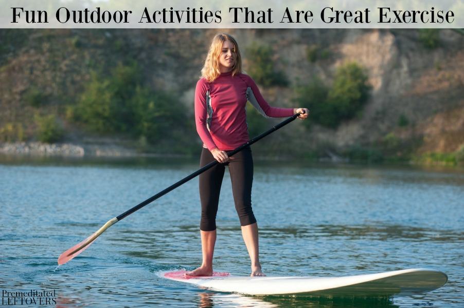 If you are getting bored of your normal workout routine, it may be time to mix it up with some fun outdoor activities that are great exercise!
