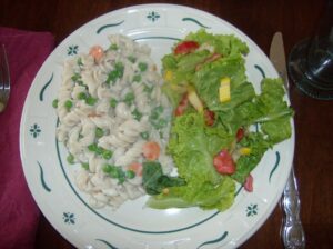 Garlic Pasta and Vegetables