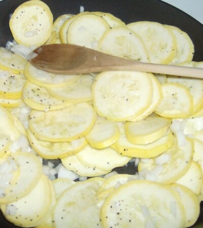 Sauteing Summer Squash