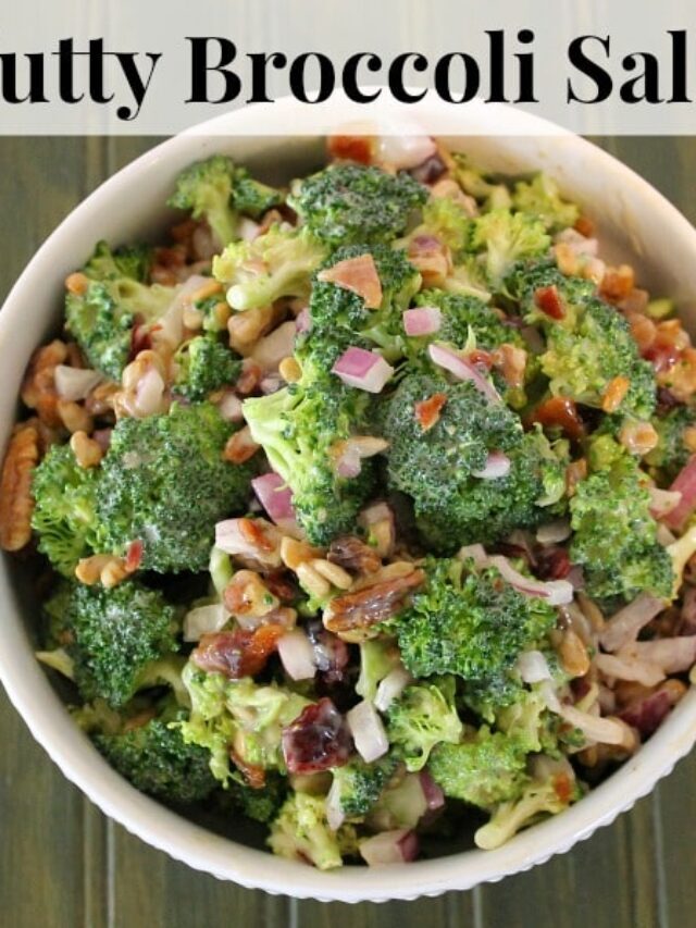 Delicious Nutty Broccoli Salad Story