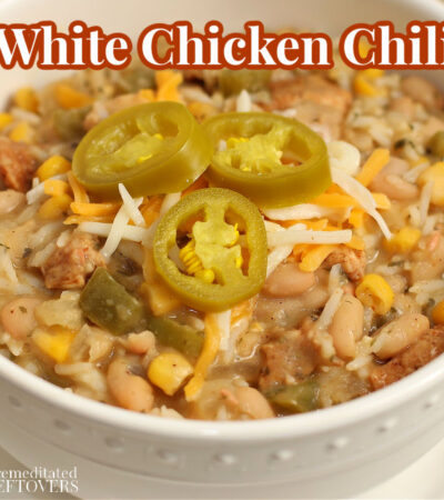 homemade white chicken chili recipe