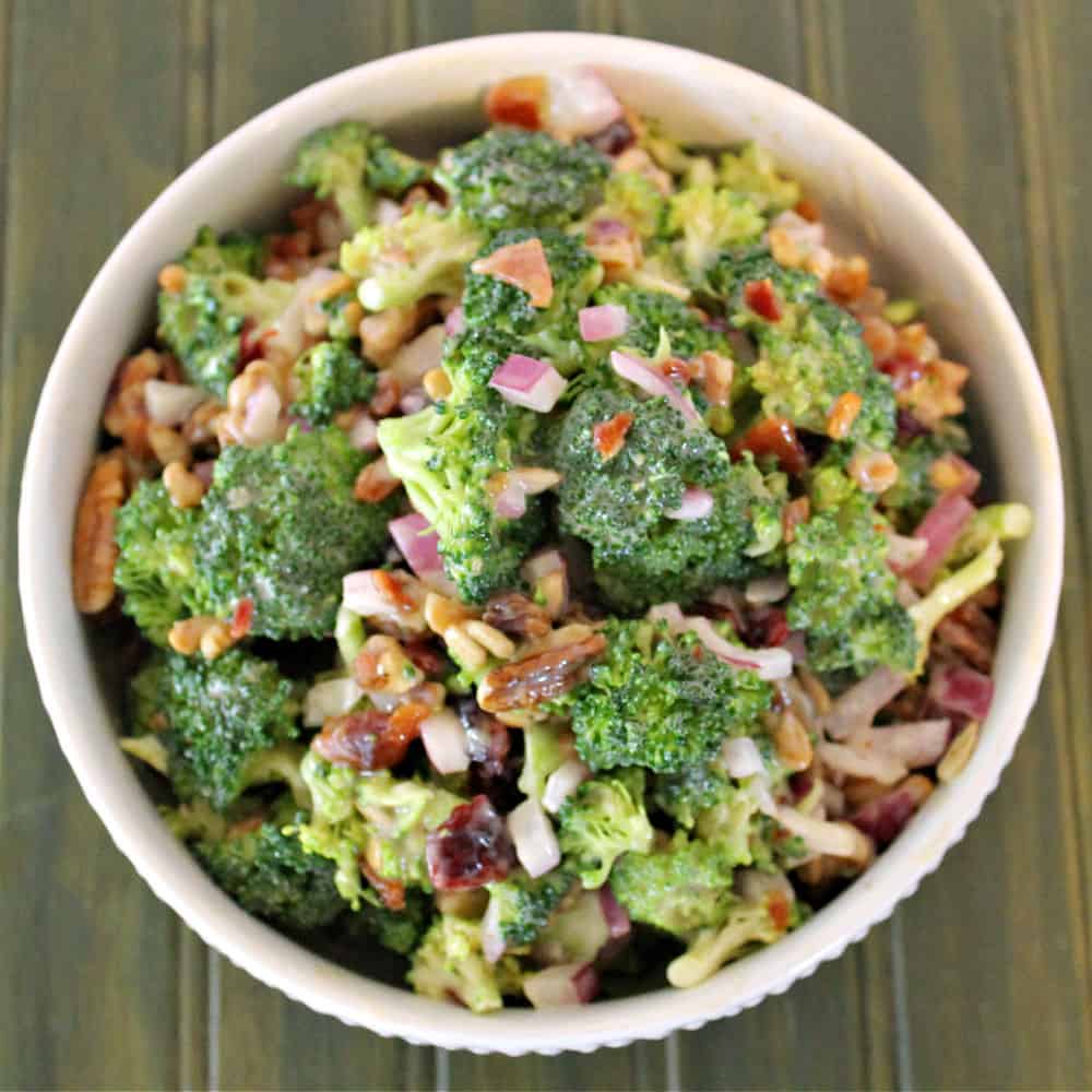 Quick and Easy Nutty Broccoli Salad Recipe