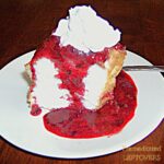Berries Supreme topping an angel food cake.