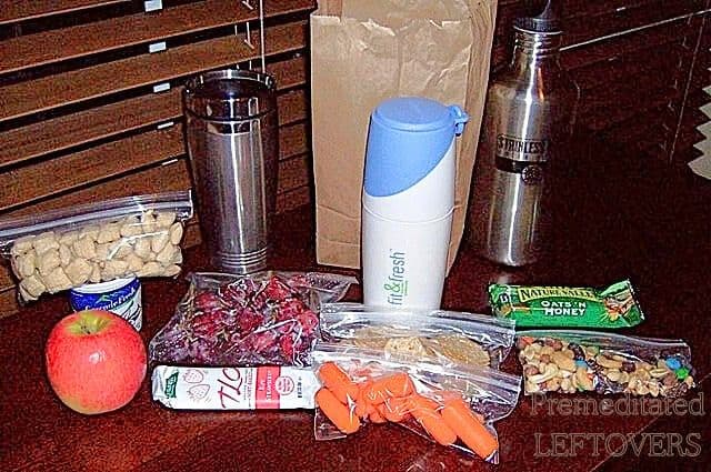 Brown Bag Lunch - Healthy (Sort Of) Contents