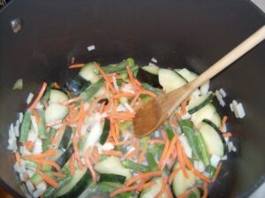 Sautéing Vegetables