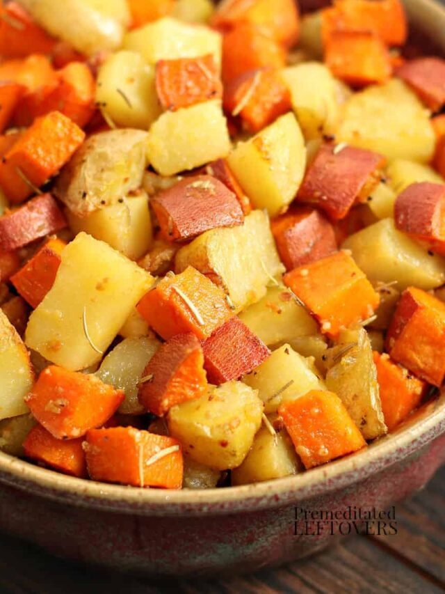 Delicious Roasted Yukon Gold Potatoes and Sweet Potatoes Story