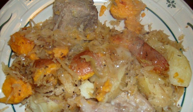 Instant Pot Pressure cooker pork and sauerkraut recipe