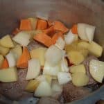 Pressure cooker pork and sauerkraut recipe with sweet potatoes