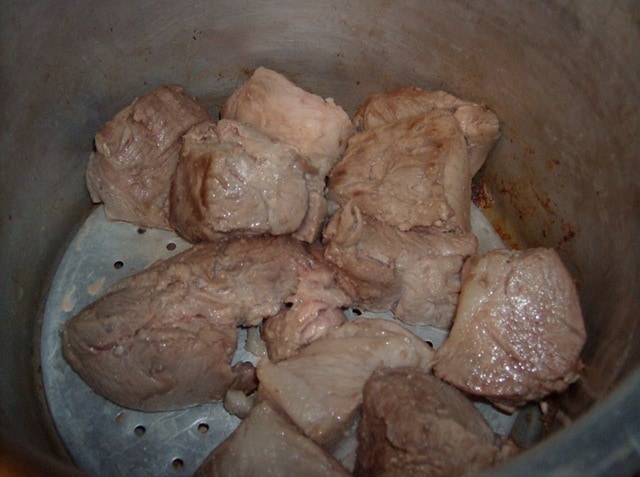 Pressure Cooker Pork and Sauerkraut Recipe with Sweet Potatoes