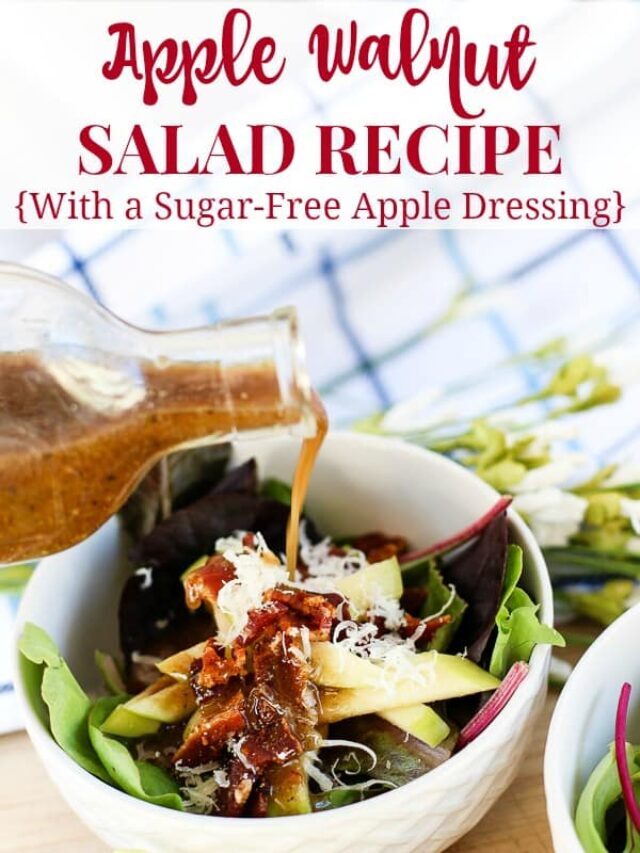 Sweet & Savory Apple Walnut Salad Story