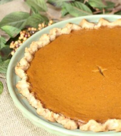 The best pumpkin pie recipe ever! It is an easy & delicious pumpkin pie recipe and it turns out perfectly each time.