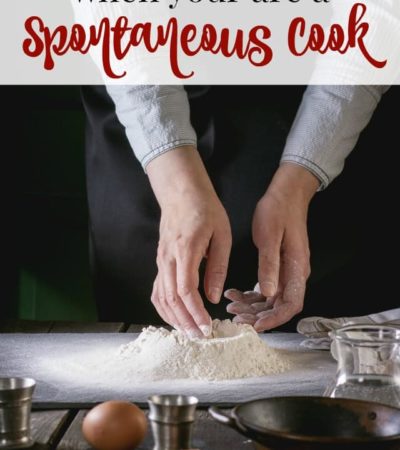 How to create recipes when you a spontaneous cook