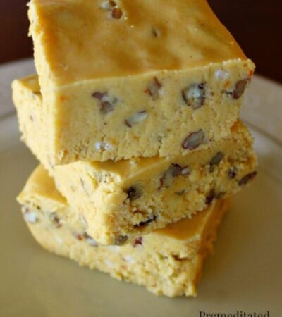 Pumpkin Pie Fudge Recipe with Pecans