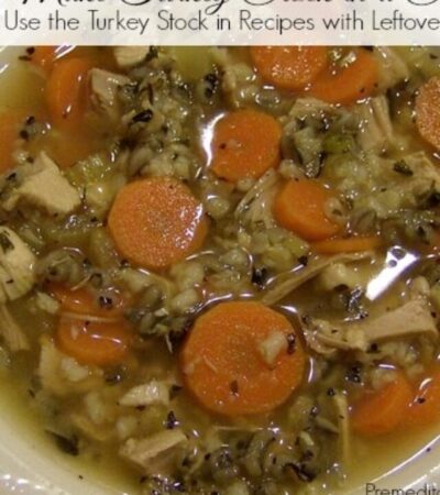 How to make turkey stock in a slow cooker