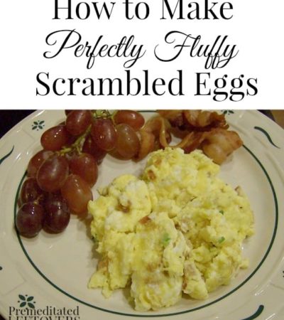 How to make perfect fluffy scrambled eggs