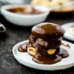 chocolate gravy recipe over homemade biscuits